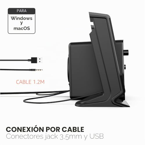 Altavoz PC 2.1 con bajo potente Mobility Lab ML314006 compatible con macOS 3