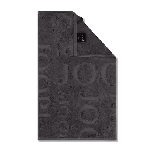 Joop! Gästetuch 30x50 Selection 1711-740 anthrazit Handtuch Baumwolle Frottier 550 g/m weich saugfähig Made in Germany