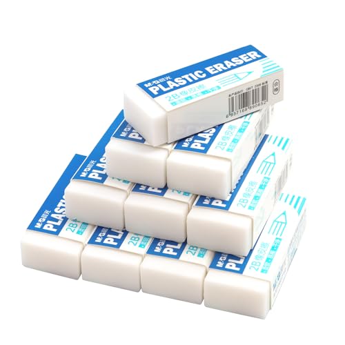 M&G 12 Pack Eraser Pencil Erasers, Small Rubber Eraser Rectangular...