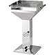 Standgrill Activa Trichtergrill Erfurt in Silber