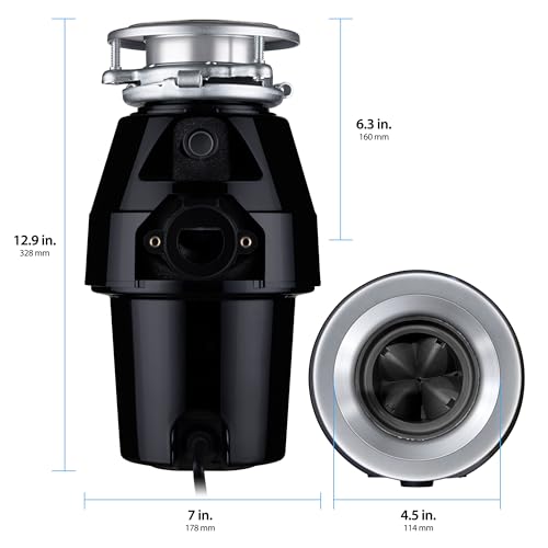 image for Waste Maid 10-US-WM-258-3B Garbage Disposal Anti-Jam Stainless Steel F