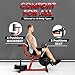 Yes4All Leg Extension and Curl Machine, Adjustable Leg Machine with Plate Loaded, Leg Extension and Curl Bench for Home Gym
