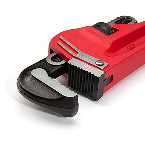 Image of Steelman 60882 14-Inch Heavy-Duty Cast Iron Straight Handle Pipe Wrench