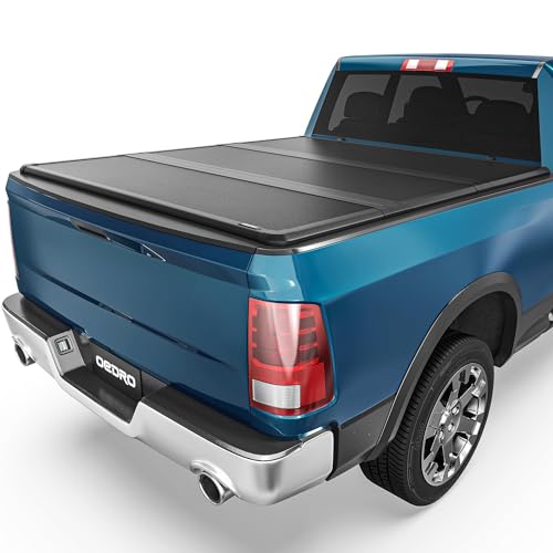 OEDRO FRP Hard Tri-fold Tonneau Cover Fold Truck Bed...