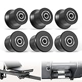 6-Pack Sliding Seat Rollers Replacement for Bowflex Home Gym, Compatible with Blaze, PR1000, Classic, Elite, Motivator 2, Sport & Ultimate 2 Models, Seat Rail Roller Wheels Kit