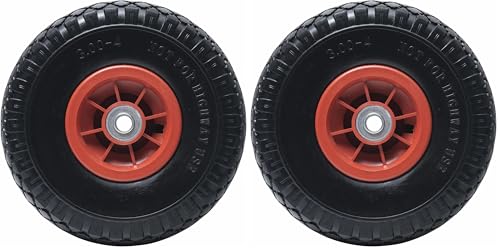 Roue increvable 10 260x75mm WERKA PRO la durabilité supérieure avec alésage 16mm