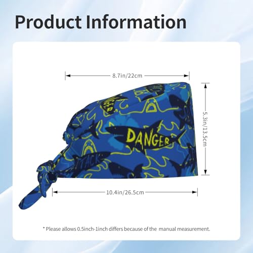 Image of Breathable Working Cap with Adjustable Sweatband Scrub Cap for Men /Women | Breathable Working Cap with Adjustable Sweatband Scrub Cap for Men /Women