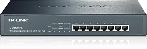 Switch PoE+ TP-Link Jetstream TL-SG1008PE con 8 puertos Gigabit y hasta 124W de potencia PoE miniatura 3