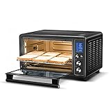 Toshiba Digital Toaster Oven with Double Infrared Heating and Speedy Convection, Larger 6-slice/12-inch Capacity, 1700W, 10 Functions and 6 Accessories Fit All Your Needs