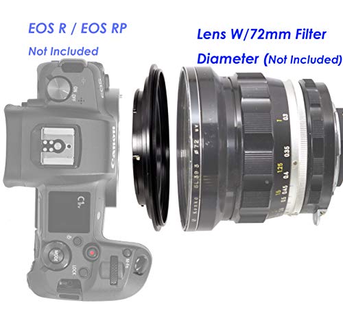 Image of Fotasy Macro Adapter for Canon EOS R /RP, 72mm Reverse Ring Fit