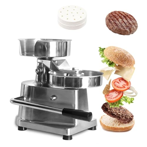 DFEDHF Commercial Hamburger Patty Press Maker, for Large Stuffed Burgers Grill Burger Press Tool, for Commercial Hamburgers, 13cm