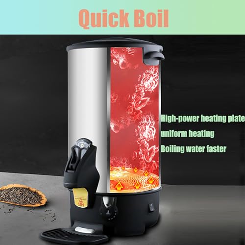 Hervidor eléctrico 6L acero inoxidable para oficina miniatura 2