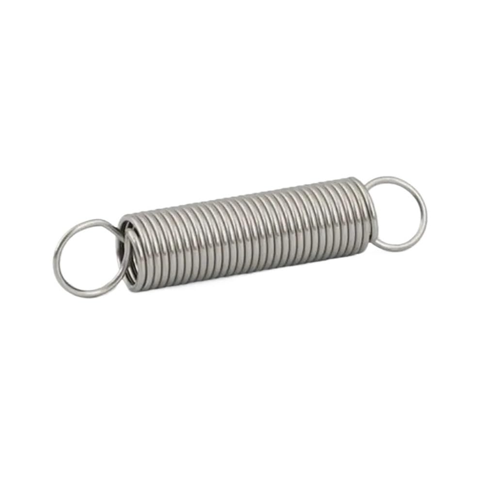 SellGood Metal Springs 10Pcs Wire Dia 0.3mm 0.4mm 0.5mm Tension Spring Stainless Steel Expand Spring With Hook Long 15mm-80mm Metal Springs(25mm(L),4MM(OD)_0.4MM 10PCS)