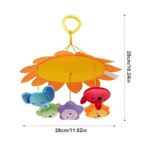 Mobile pour lit bébé pour apaiser le sommeil en peluche - 6