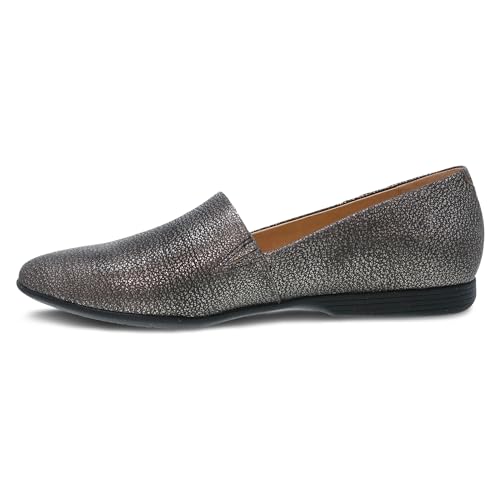 Image of Dansko Larisa Slip-On Flats for Women - Comfotable Flat Shoes with Arch Support - Versatile Casual to Dressy Footwear - Lightweight Rubber Outsole