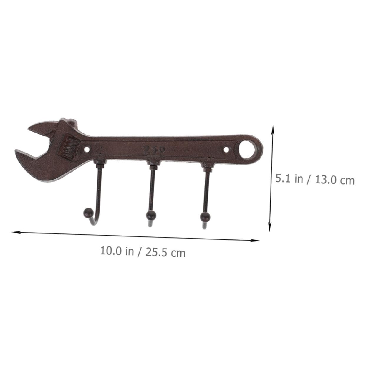 ABOOFAN 2pezzi Gancio da Parete Retrò Appendiabiti per Cappelli in Ferro Gancio per Cappelli da Bagno Carico Pesante Ganci Decorativi Multiuso per Casa Cucina Soggiorno
