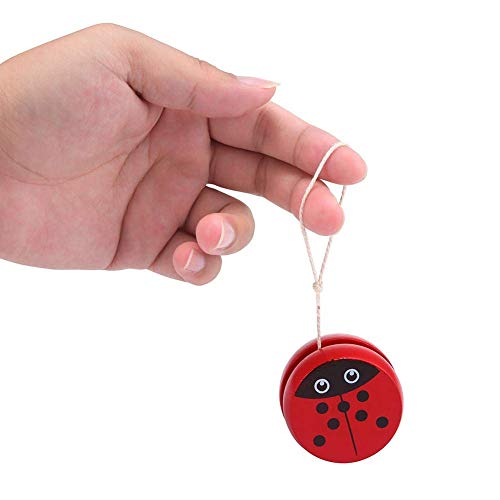 Image of Craft Expertise High-Speed Wooden Yo-Yo Spinner Toy for Kids - Multicolor, Classic Retro YoYo Game, Durable Wooden Toy (Pack of 1, L-1.75 x W-1.75 x H-1 inches)
