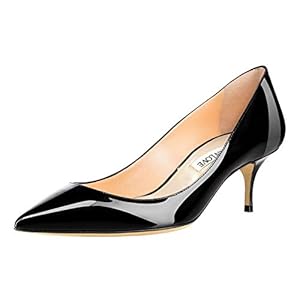 JOY IN LOVE Women’s Shoes Low Heels Pointy Toe Kitten Heel Daily Pumps