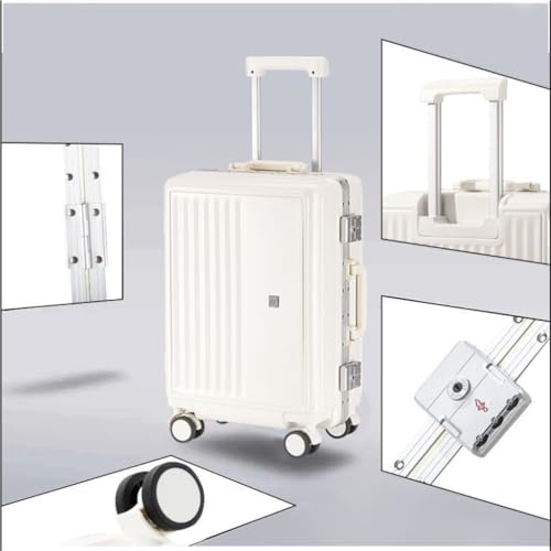 Suitcase Luggage Suitcase for Men and Women, Lightweight Coded Sturdy Suitcase, Universal Wheel Luggage Trolley Case Luggage(Noir,26in)4