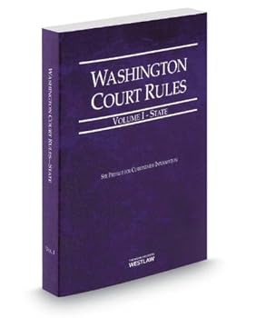 Washington Court Rules - State, 2014 ed.