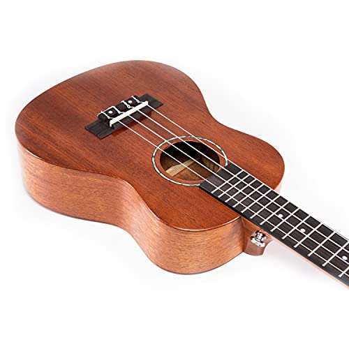 VOLT Ukulélé Grenada, taille ténor – Table en acajou massif – Touche en palissandre – Empiècements au niveau de la… - Les Beatles, Paul McCartney, John Lennon, RIngo Starr, George Harrison VOLT Ukulélé Grenada, taille ténor - Table en acajou massif - Touche en palissandre - Empiècements au niveau de la… – Image 3