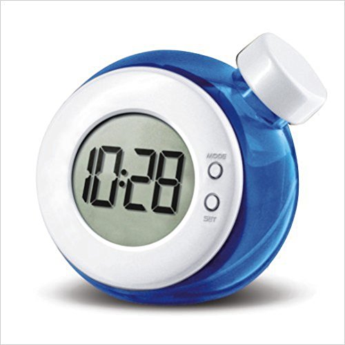 Prosmart Water Powered Clock Round Blue Color Water Clock Digital