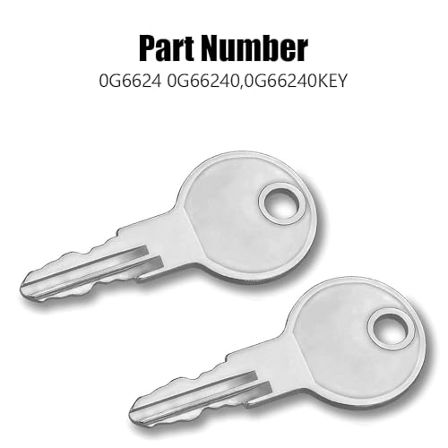 Image of 0G66240KEY Replacement Keys for Generac Home Standby Generator Cabinet Case Lock 0G6624 0G66240, Compatible with Generac Honeywell Guardian Generator 13kw 16kw 22 kw 26kw 24kw Home Generater