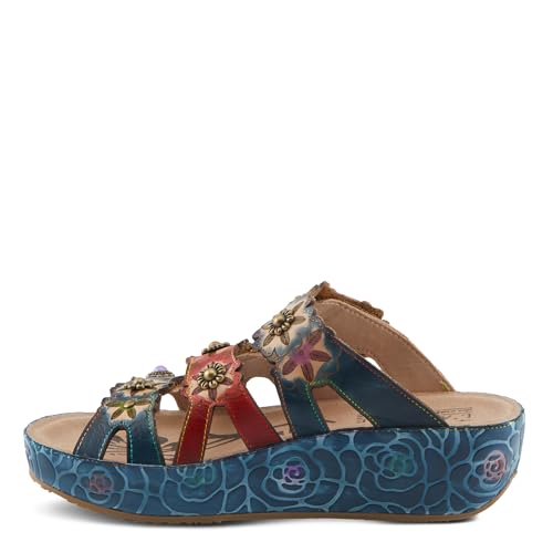 Spring Step L'Artiste Cuddlecake - Sabots en cuir peints à la main - 4