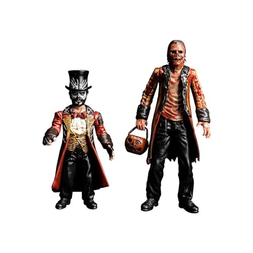 Trick Or Treat Studios Candy Corn 3.75 Inch Action Figure 2-Pack | Jacob & Dr. Death
