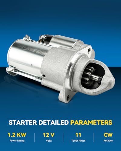 Image of PHILTOP 6975N Starter Compatible with Hyundai Sonata for Kia Optima,1.2KW | 2011 Sonata 2.0L(To 03 /18 /2011),2014-19 Sonata 2.0 /2.4L GAS(From 10 /16 /2013),2014-18 Santa Fe Sport 12V CW PMGR 11 Tooth