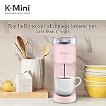 Keurig K-Mini Single Serve K-Cup Pod Coffee Maker, 6 to 12oz Brew size, with Cord Storage, Perfect for Small Spaces, Dusty Rose - Image 3