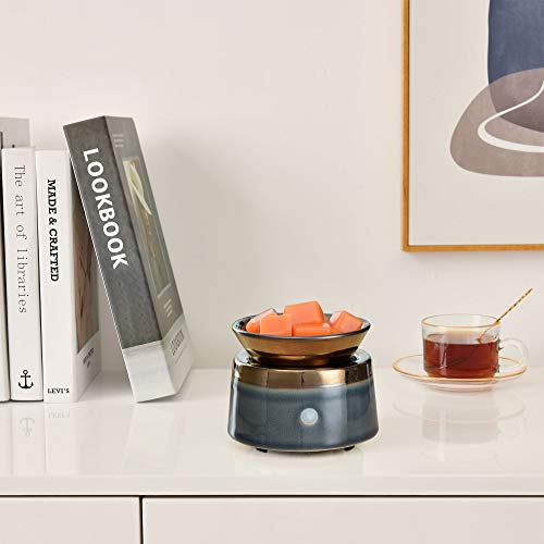 kobodon Ceramic Candle Wax Warmer,Scentsy Warmer, Home Fragrance Diffuser, Wax Melter for Scents Fragrances Candles Oils, Fragrance Warmer Scented Candles or Wax Melts, Gifts for Spa Home Office