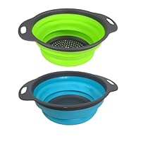 Set 2 Colini Pieghevoli In Silicone - Per Frutta, Verdura E Pasta, Salvaspazio - Foto 5