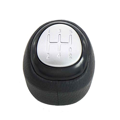 kangbeier for SAAB 9-3 2003-2012 Car 5 Speed Shift Gear Knob Covered Real Leather
