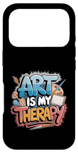 Art Is My Therapy �A�[�e�B�X�g ��� �J���t�� �G�� �A�[�g���D�� �X�}�z�P�[�X iPhone 17 Pro �p