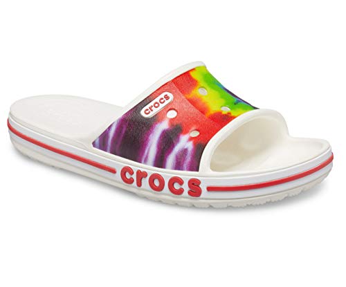 Sliders Crocs Logo Mania Crocs Unisex Adult Bayaband Tie Dye Mania