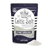 Le Marinier Celtic Salt Organic Fine Ground, 1.1lb - 18oz. Mineral Rich. 100% Natural and Unrefined. French Sea Salt Organic Vital Minerals...