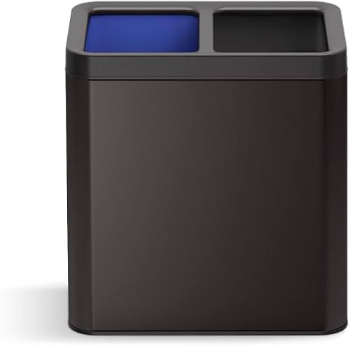 Miniatura 3 de KOHLER K-31315-BST - Bote de basura con tapa abierta, 22 litros, acero inoxidable negro