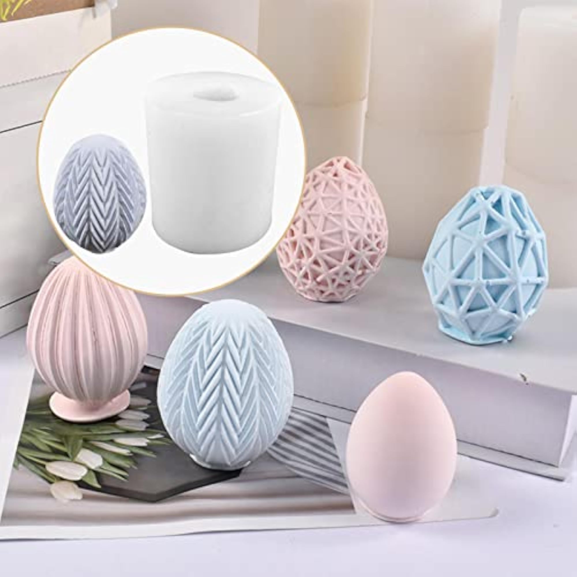 Silicone Easter Eggs Casting Model for Candle Making