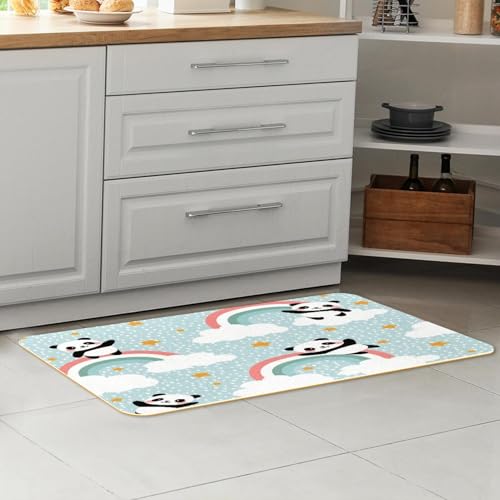 Tapis de cuisine antidérapant et absorbant Pamda lavable en machine
