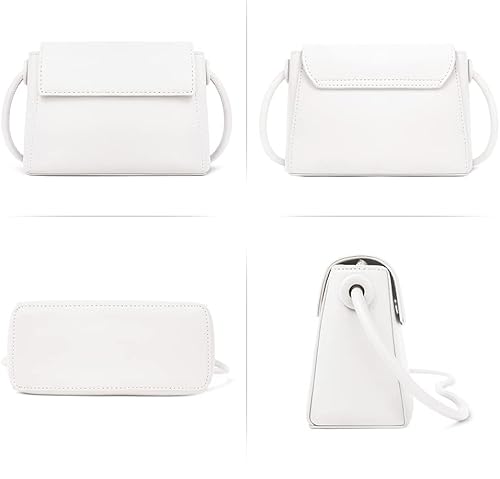 Miniatura 9 de CLUCI Bolso cruzado para mujer, bolso cruzado de cuero vegano para mujer, bolsos cruzados, bolsos pequeños de hombro con 2 correas ajustables