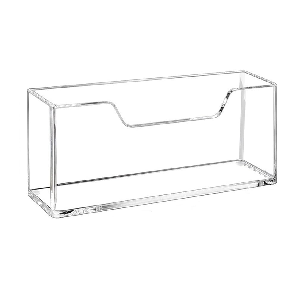 CTRLZS Vertical Acrylic Napkin Holder, Waterproof for Bathroom Splashing Napkin Dispenser for Table, Paper-Towel Holder for Kitchen