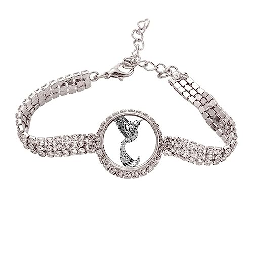 Bracelet cheville oiseau plume strass ajustable pour sublimer vos pieds