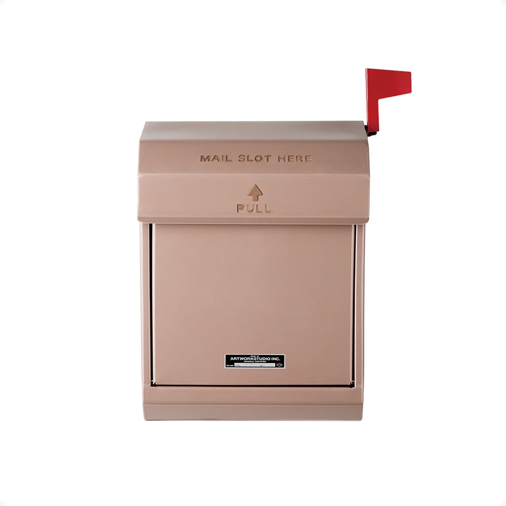 U.S. Mail box 郵便ポスト アートワークスタジオ レッド 文字有り