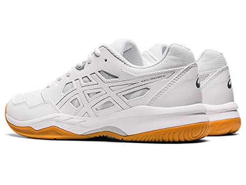 ASICS Women's Gel-RENMA Indoor Shoe, 8.5, White/Pure Silver