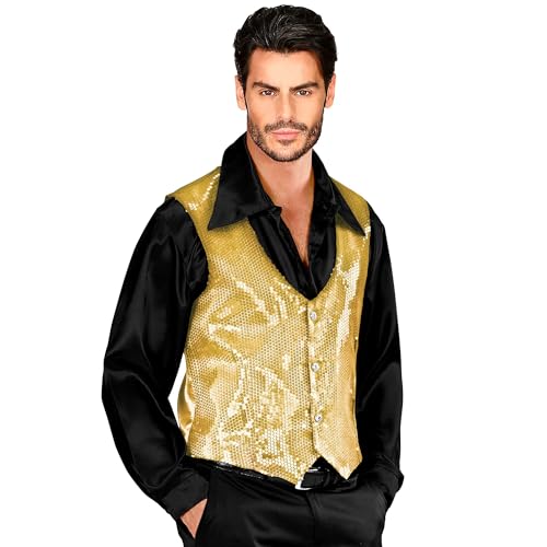 Gilet à paillettes idéal pour briller lors des costumes de carnaval