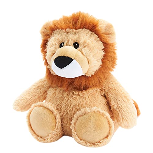 Warmies Peluche completamente riscaldabile, profumato con lavanda francese, leone, marrone