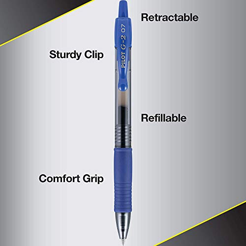 Pilot G2 Premium Bolígrafo Gel 1 mm Negro Pack 8 miniatura 2