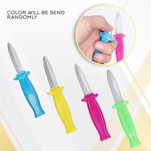 NOVITASH Fake Knife Toy Set of 2 Multicolor Pack of 2 - Image 2