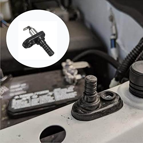 Hood Mount Pin Switch Door Jamb Alarm Flange Light Hood Universal Adjustable Car Truck Boat Momentary Nickel Plated With Rubber Boot 20A 12Vdc 3 Pcs #TOP5